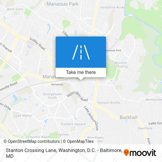 Stanton Crossing Lane map