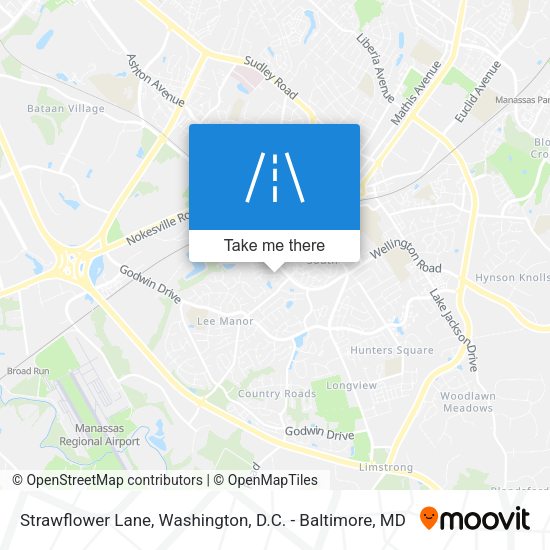 Mapa de Strawflower Lane