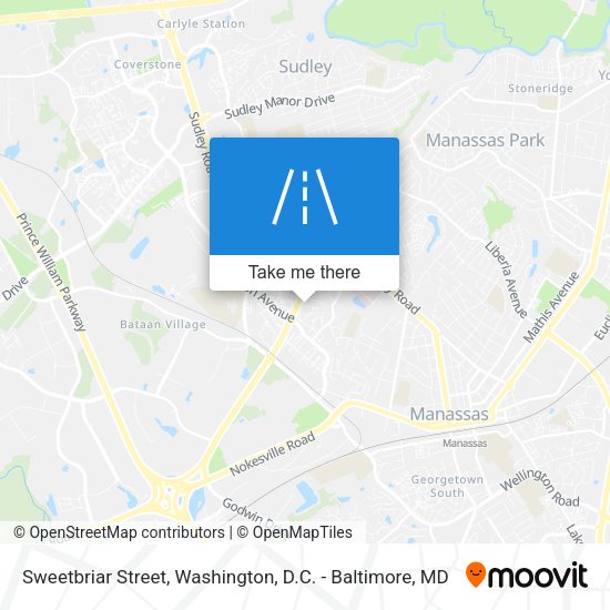 Sweetbriar Street map