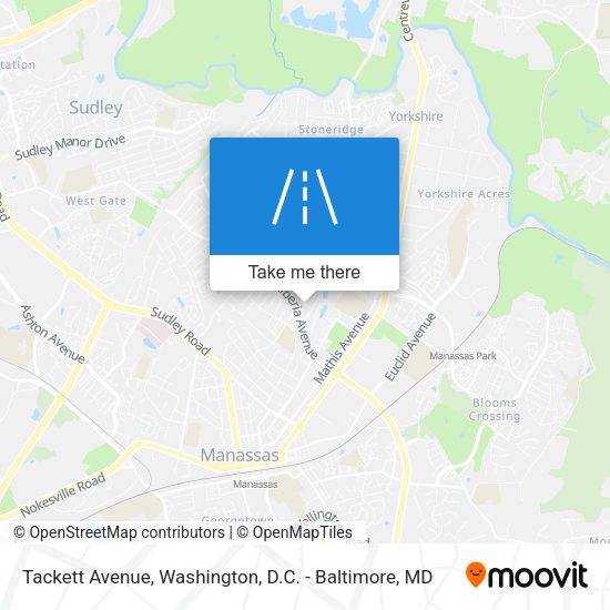 Tackett Avenue map