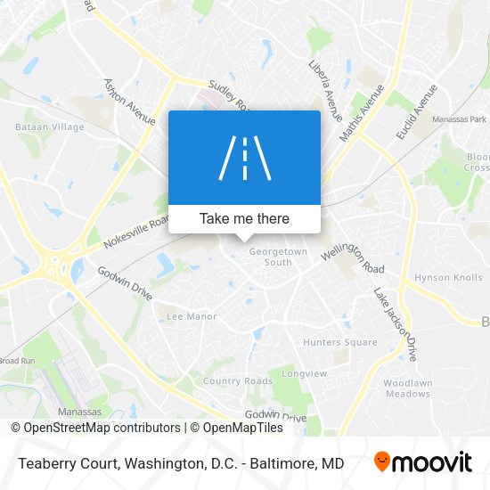 Mapa de Teaberry Court