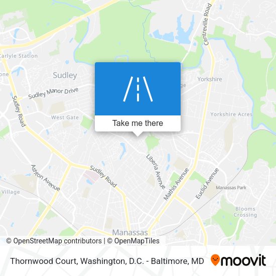 Thornwood Court map