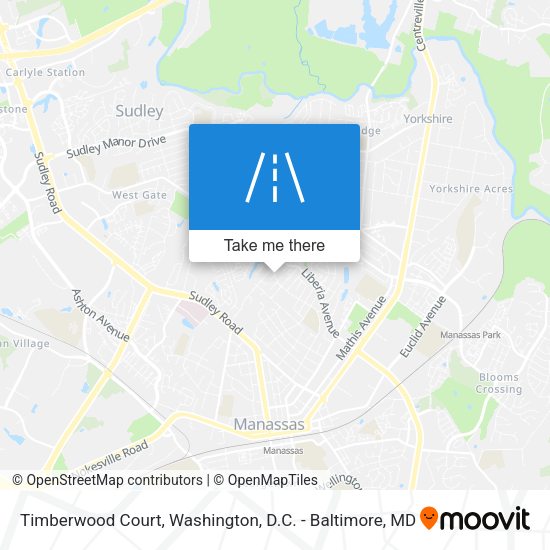 Timberwood Court map