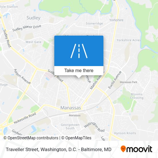 Traveller Street map