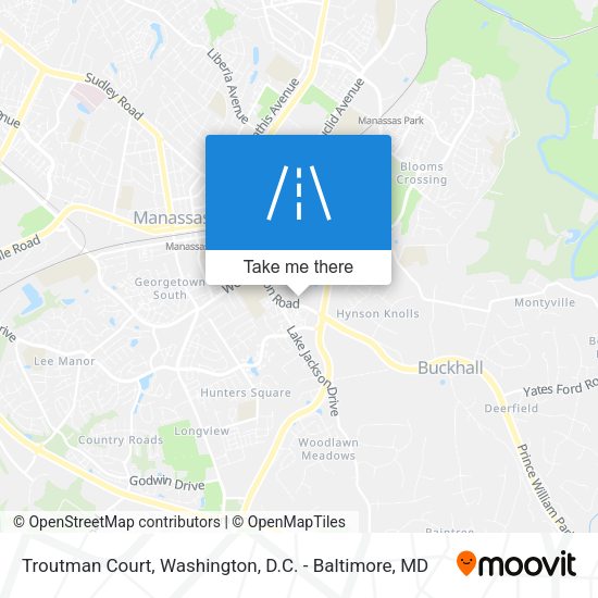 Troutman Court map