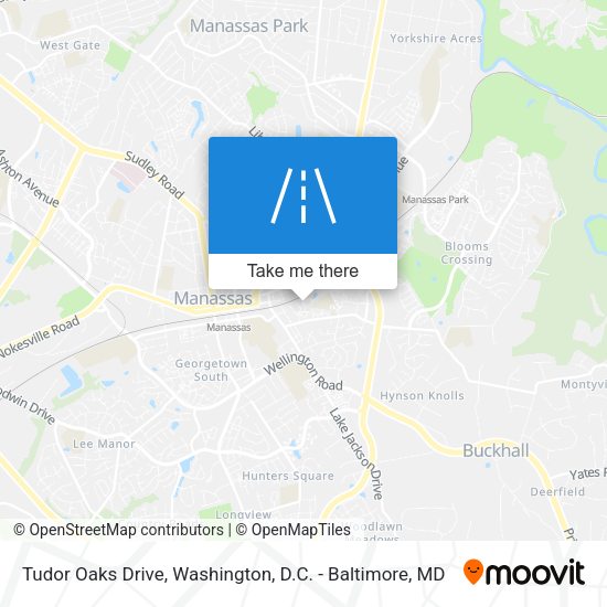 Tudor Oaks Drive map