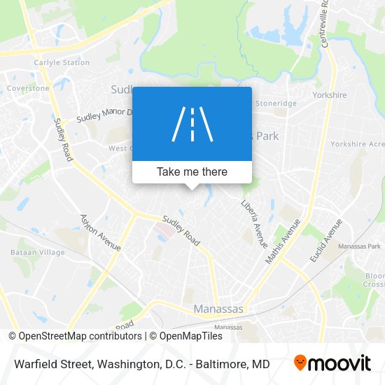 Warfield Street map