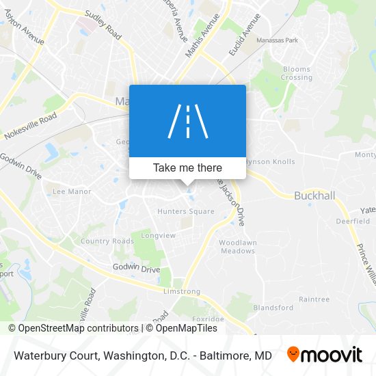 Mapa de Waterbury Court