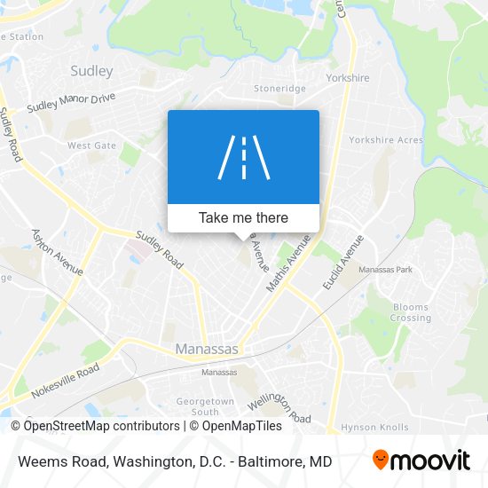 Mapa de Weems Road