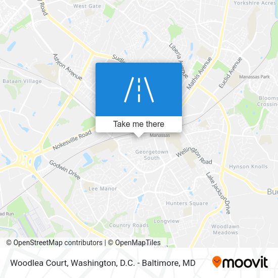 Mapa de Woodlea Court
