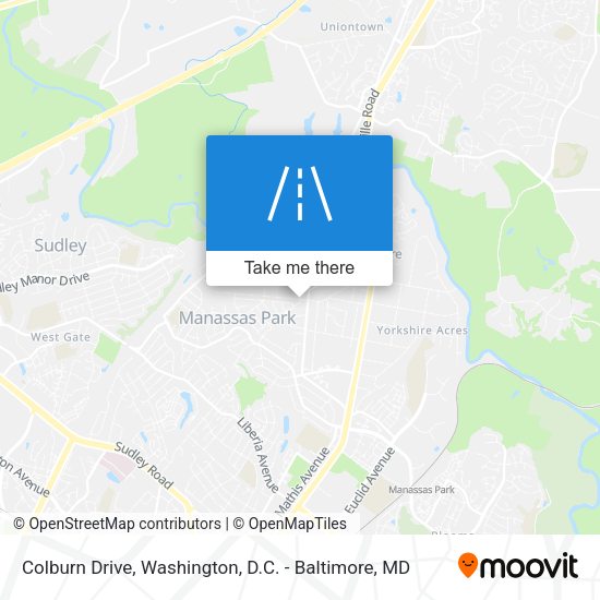 Colburn Drive map