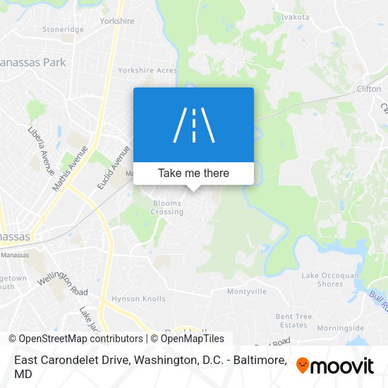 East Carondelet Drive map