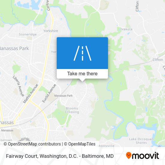 Mapa de Fairway Court
