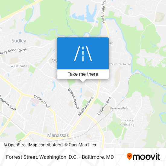 Mapa de Forrest Street
