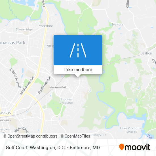 Golf Court map