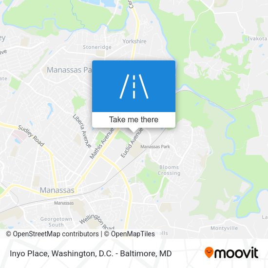 Inyo Place map