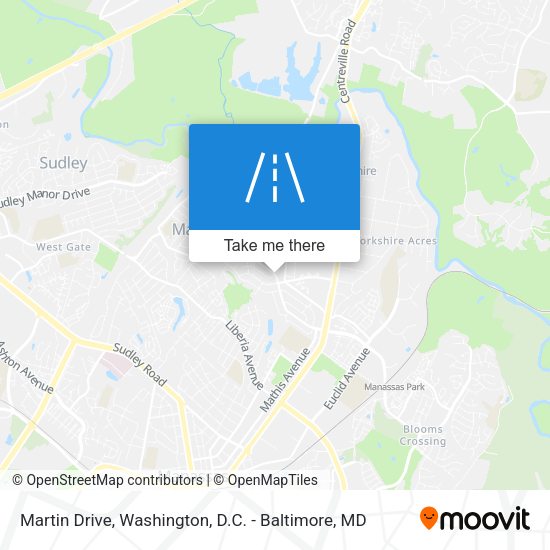 Mapa de Martin Drive