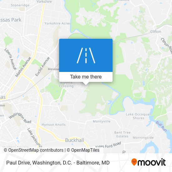 Paul Drive map