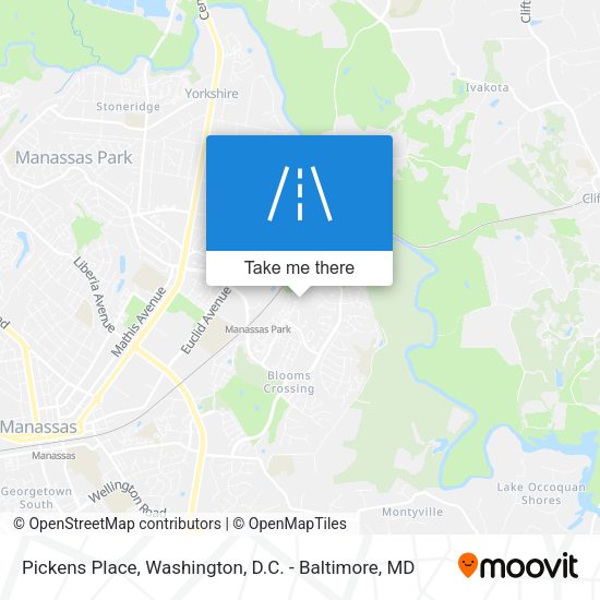 Pickens Place map