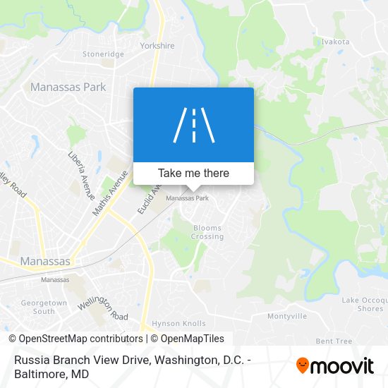 Russia Branch View Drive map