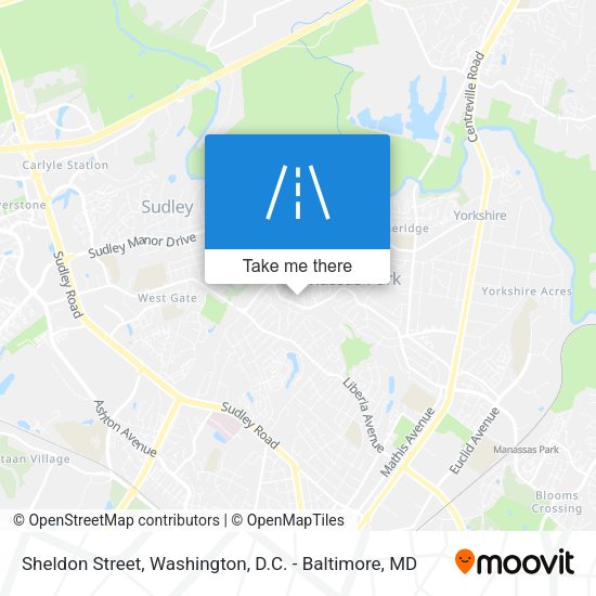 Sheldon Street map