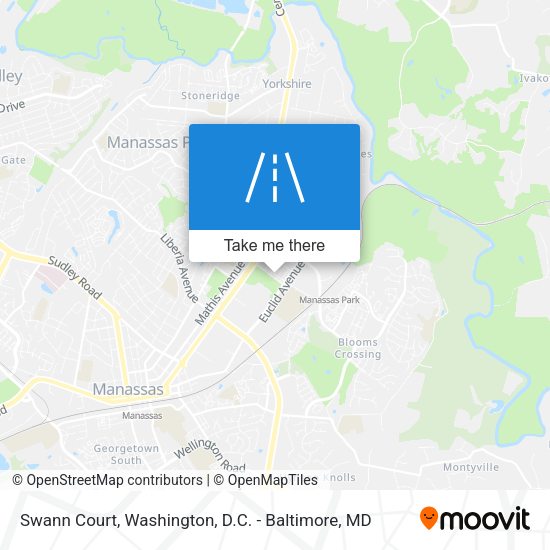 Mapa de Swann Court
