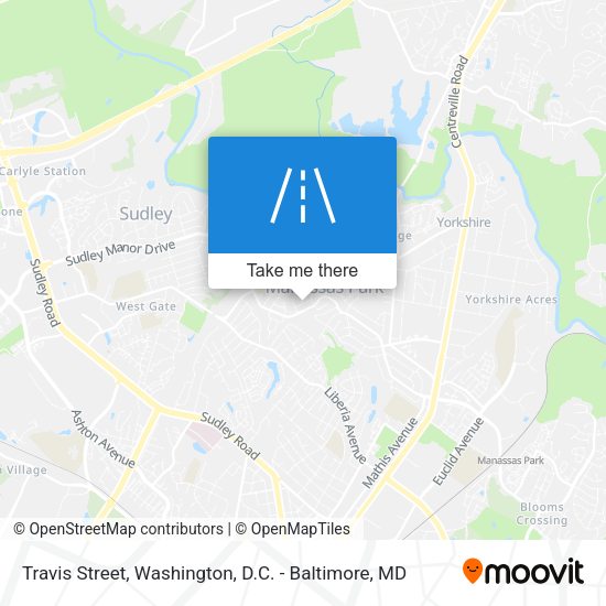 Travis Street map