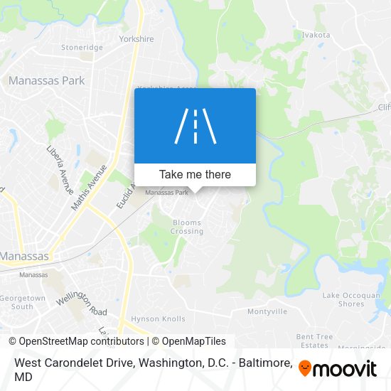 West Carondelet Drive map