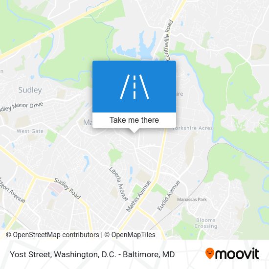 Yost Street map