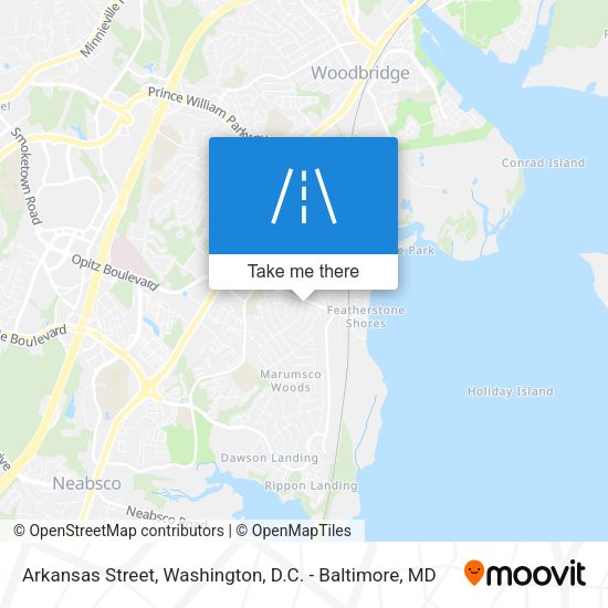 Arkansas Street map