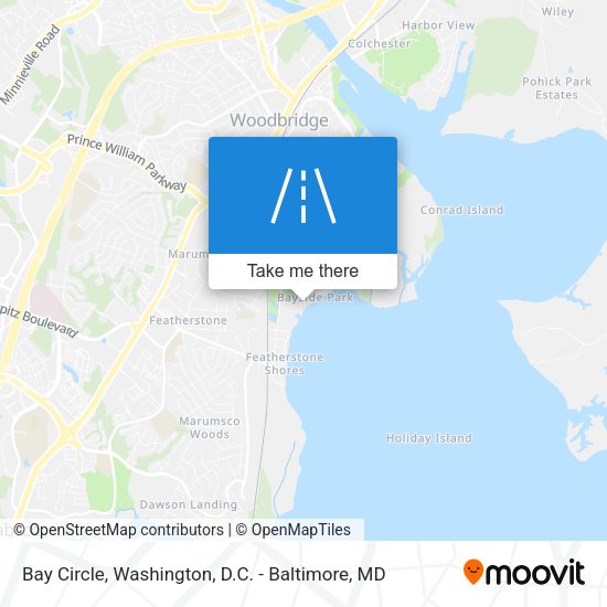 Bay Circle map