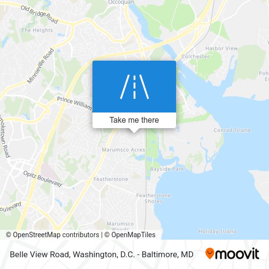Belle View Road map
