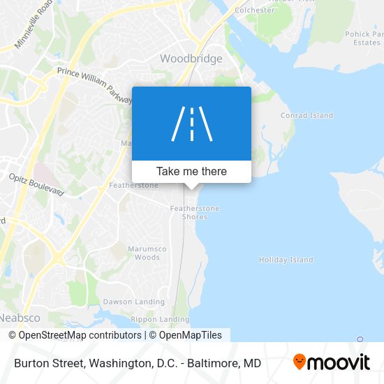 Mapa de Burton Street
