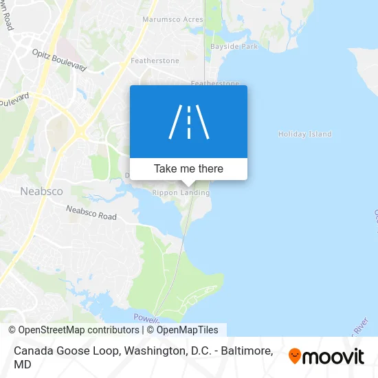 Canada Goose Loop map