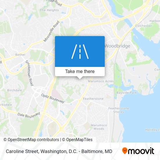 Mapa de Caroline Street