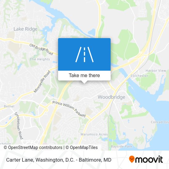 Carter Lane map