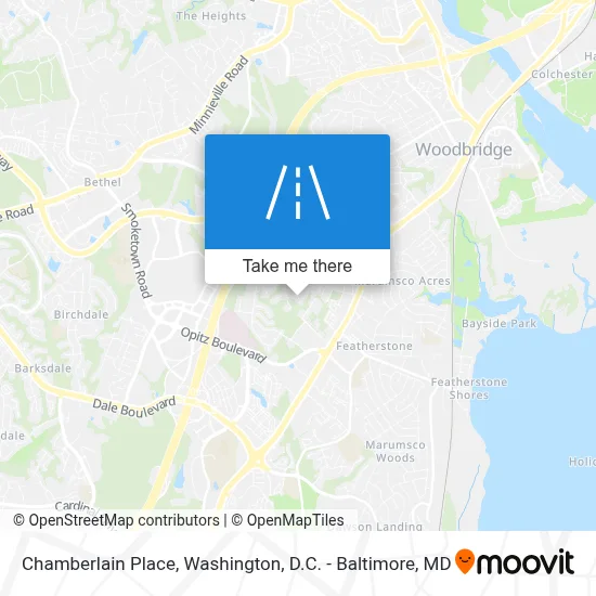 Chamberlain Place map