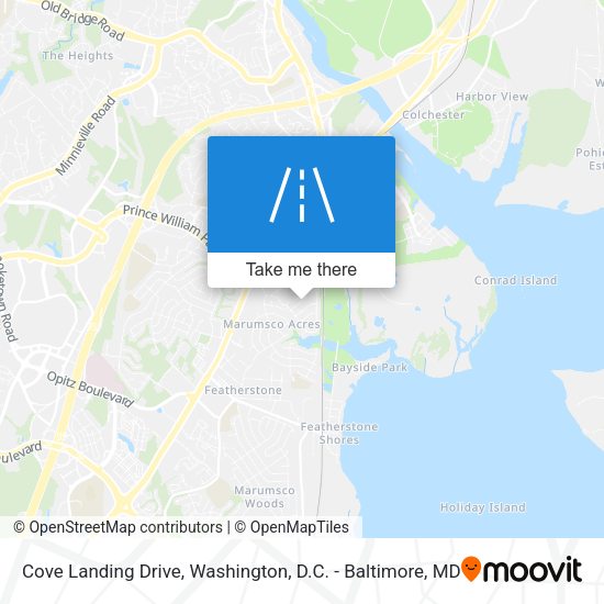 Mapa de Cove Landing Drive