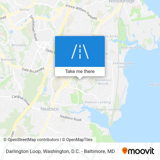 Mapa de Darlington Loop