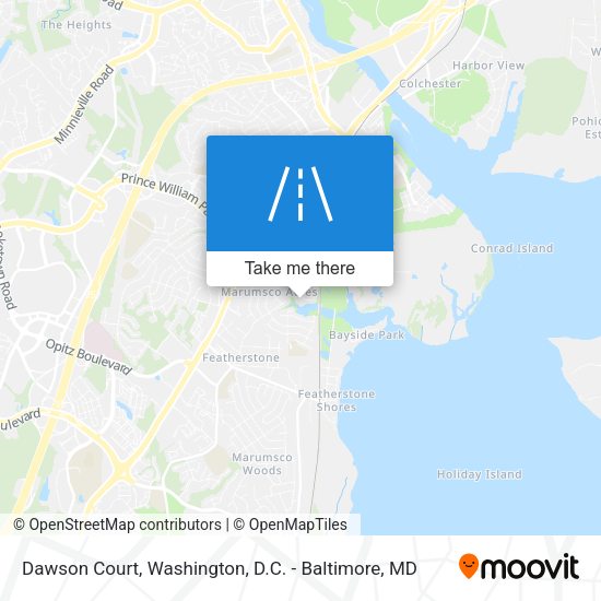 Mapa de Dawson Court