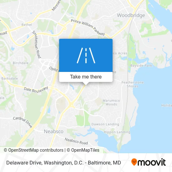 Delaware Drive map