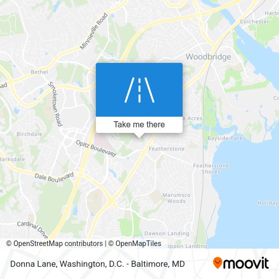 Donna Lane map