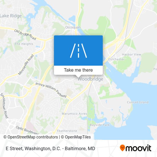 E Street map