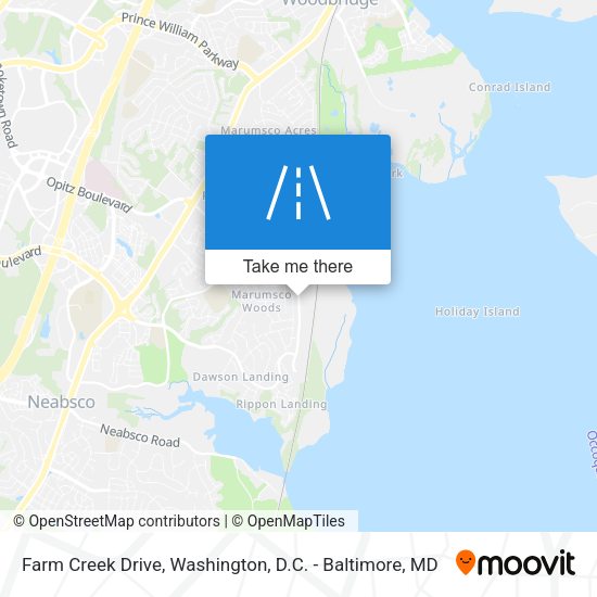 Mapa de Farm Creek Drive