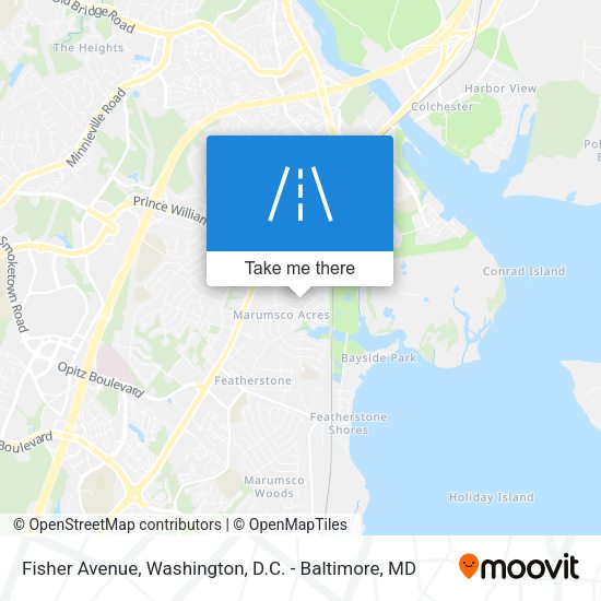 Fisher Avenue map