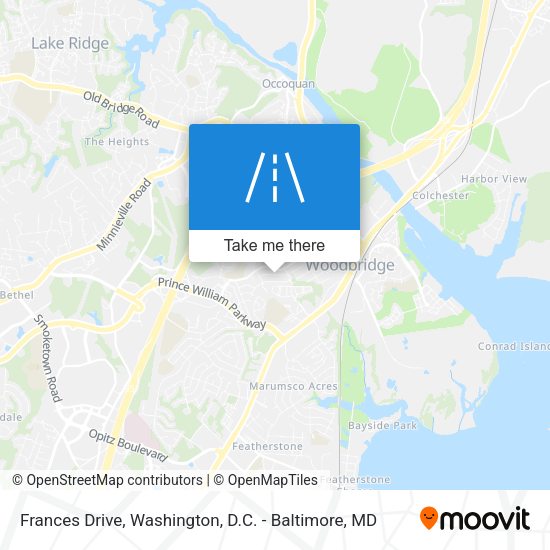 Frances Drive map