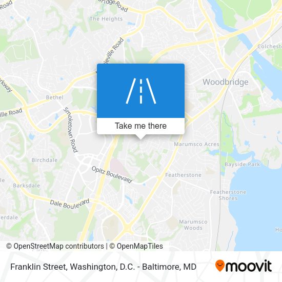 Mapa de Franklin Street