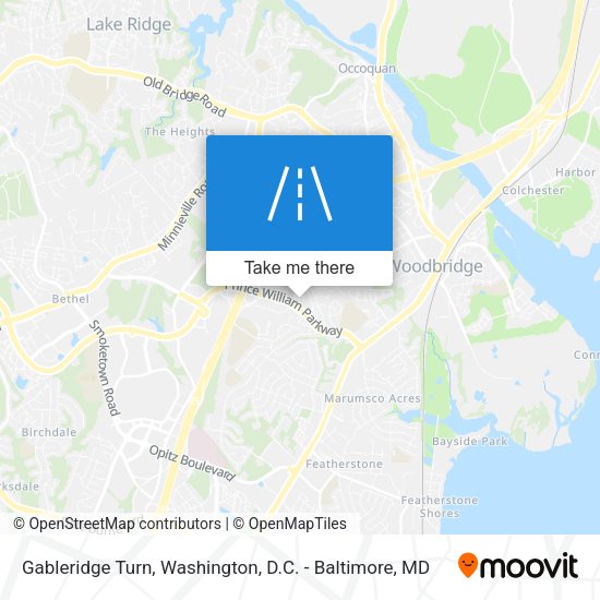 Gableridge Turn map