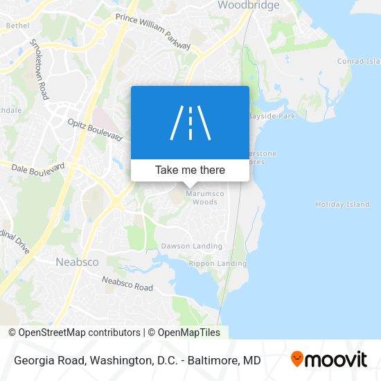 Georgia Road map