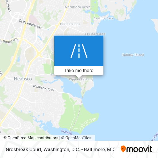 Grosbreak Court map